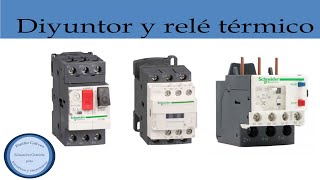 DISYUNTOR CONTACTOR Y RELE TERMICO [upl. by Acirtal748]