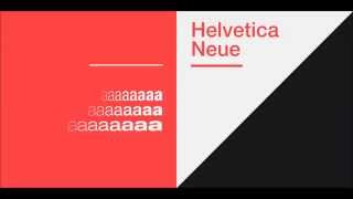 Helvetica Neue from Linotype [upl. by Ahsaei]