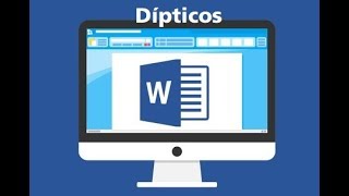 Díptico en word [upl. by Lasala403]