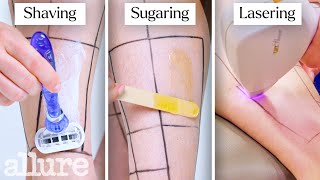 Every Method of Leg Hair Removal 21 Methods  Allure [upl. by Yklam]