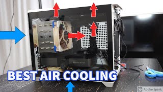 NR200 Build  Best Air Cooling Setup w Tempered Glass no compromises [upl. by Eva]