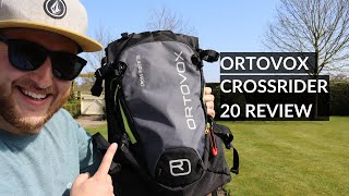 ORTOVOX CROSS RIDER 20 SKI BACKPACK REVIEW [upl. by Aliuqahs]