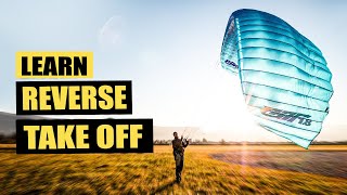 Paragliding tutorial REVERSE take off tips [upl. by Leveroni]