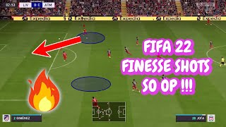 FIFA 22 FINESSE SHOT TUTORIAL [upl. by Hylan]