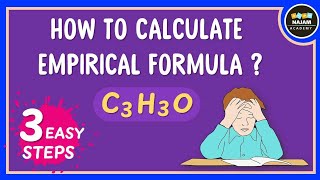 How to calculate Empirical Formula 3 Easy Steps [upl. by Kristianson136]