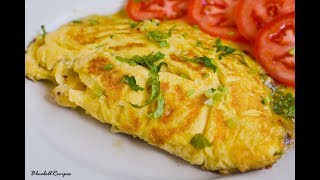 Cheese Omelette  Easy Breakfast Recipe  by Bluebellrecipes [upl. by Lili]