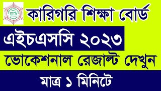 HSC BM Result 2023  HSC Result 2023  BM Result dekhbo kivabe  কিভাবে এইচএসসি বিএম রেজাল্ট দেখব [upl. by Hgielak]