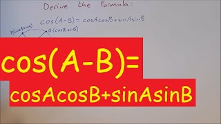 Compound Angle Formula Proof [upl. by Floridia281]