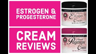 Review for estrogen amp progesterone cream Bio hrt [upl. by Nnaik]