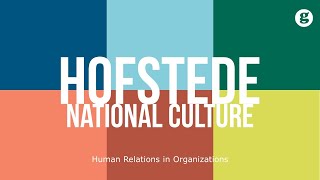 Hofstede National Culture [upl. by Pulsifer]