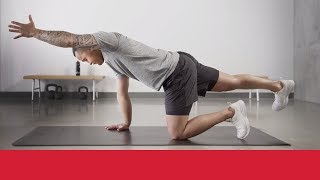 45 Minute Bodyweight Workout I Train  lululemon [upl. by Idel]