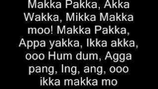 makka pakka song  lyrics video [upl. by Leonhard]