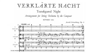 Arnold Schoenberg  Verklärte Nacht for string orchestra Op 4 [upl. by Errot988]