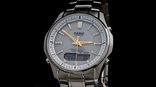 Casio LINEAGE 5161 time set [upl. by Enar]