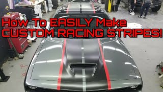 How To  Vinyl Wrap Stripes On Any Car [upl. by Dorian]