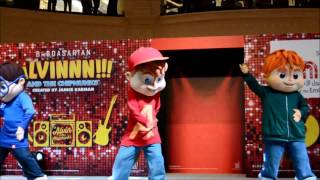 Alvin and The Chipmunks  Live performance at Mall of Emirates Pt 1 [upl. by Saleem]