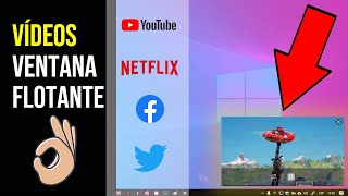 COMO VER VÍDEOS EN VENTANA FLOTANTE 🛸💻PC o Mac YouTubeNetflixTwitchetc [upl. by Lak580]