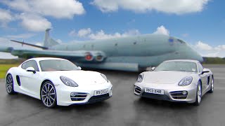 Porsche Cayman vs Porsche Cayman  Fifth Gear [upl. by Lenoj256]