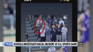 Schools investigate racial incident at HS basketball game [upl. by Arfihs]