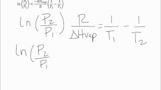 ClausiusClapeyron Equation [upl. by Melda]