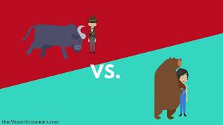 Bull and Bear Markets Bullish vs Bearish Explained in One Minute From Definition to Examples [upl. by Matejka548]