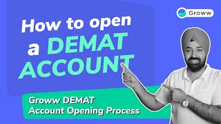 How To Open a Demat Account With Groww  What is Demat Account in Hindi [upl. by Mccollum]