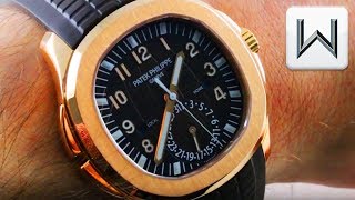 Patek Philippe Aquanaut Travel Time 5164 5167R001 Luxury Watch Review [upl. by Ben]