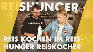 How to Reis kochen im Reishunger Reiskocher  Reishunger kocht [upl. by Rodi497]