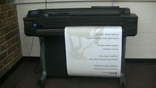 HP DESIGNJET T520 PRINTER [upl. by Alaet]