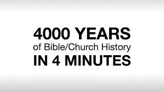 4000 Years of BibleChurch History in 4 Minutes Timeline [upl. by Laon]