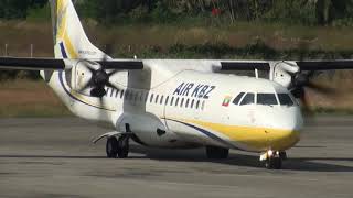 AIR KBZ  ATR72600  XYAMF  K7241 Thandwe SNW to YangonRGN [upl. by Koller]