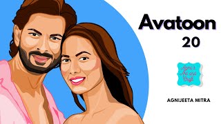 Rochelle Rao and Keith Sequeira  AVATOON drawing 20 [upl. by Brewster]