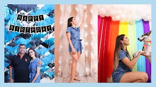 ¡LA IDEA MÁS ECONOMICA PARA DECORAR FIESTAS CORTINAS DE PAPEL PARA CUMPLEAÑOS O CUALQUIER EVENTO 💡 [upl. by Akyeluz]