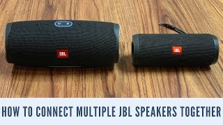 How to Connect Multiple JBL Speakers Together [upl. by Llenart]