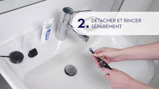 Comment nettoyer brosse à dent électrique OralB iO [upl. by Lasser887]