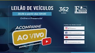 AO VIVO  Leilão Online de Veículos  Freitas Leiloeiro 30062023 [upl. by Seidel]