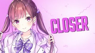 Nightcore  Closer  The Chainsmokers Lyrics ft Halsey [upl. by Ylam]