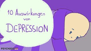 10 Auswirkungen von Depressionen [upl. by Olrac]