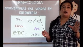 Abreviaturas más utilizadas en Enfermería y Farmacología  Miss Alejandra [upl. by Yezdnil]