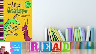 💖The Ant amp the Grasshopper A Retelling of Aesops Fable Kids Books Read AloudRead along with Dixy [upl. by Fatsug109]