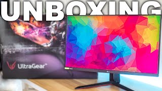 LG 27GP850B Ultragear 27 Inch Gaming Monitor Unboxing [upl. by Gaul153]