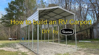 RV 101®  How to build an RV Carport [upl. by Stanislaus124]