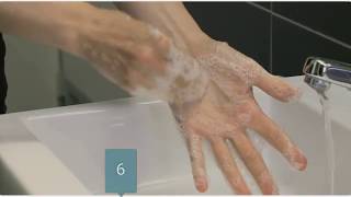 Lavage des mains selon lOMS [upl. by Jonah]