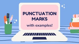 Punctuation Marks with examples [upl. by Aihselat]