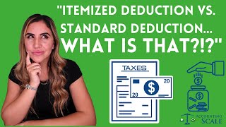 Itemized Deduction vs Standard Deduction Explained [upl. by Asnarepse640]