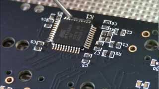 SMD soldering by hot air [upl. by Brinna361]