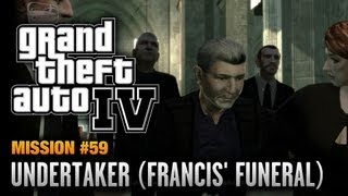 GTA 4  Mission 59  Undertaker Francis Funeral 1080p [upl. by Nayrda]