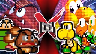 Goomba VS Koopa 2 Epic Nintendo Battle  DBX [upl. by Martinsen]