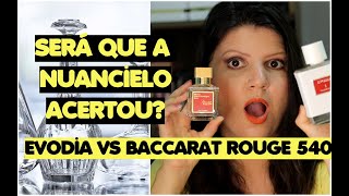 EVODIA NUANCIELO VS BACCARAT ROUGE 540 [upl. by Seyler]