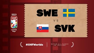 Highlights  SWEDEN vs SLOVAKIA  IIHFWorlds 2021 [upl. by Brogle115]